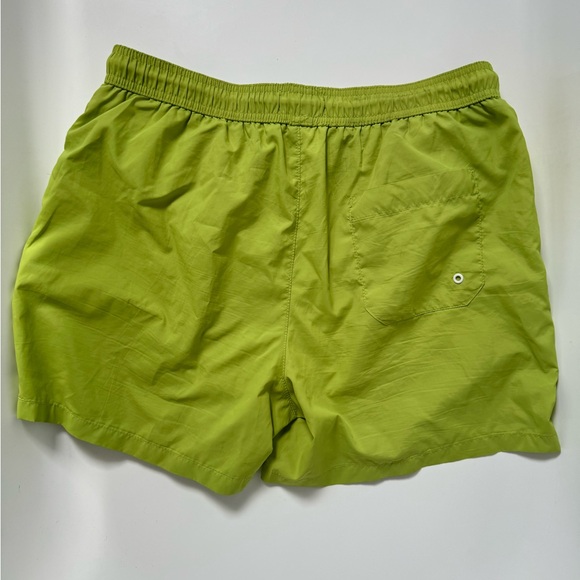 Bershka Men's Lime Swim Trunks - Picture 4 of 4